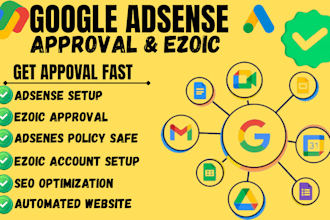 help you get your website approved by google adsense and ezoic