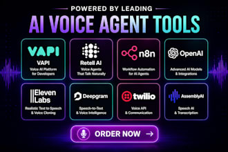 build ai voice and chat agent, vapi ai receptionist, retell ai agent