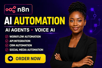 build n8n ai agent, n8n automation, n8n workflow, or ai workflow automation