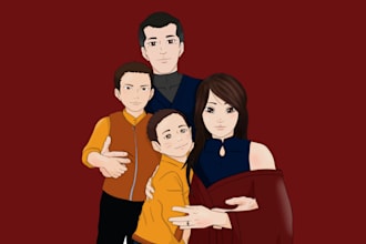 turn your photo into a anime, manga portrait