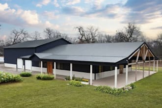draw barndominium house plan, 2d floor plan, wood framing plans, cutlist,buylist