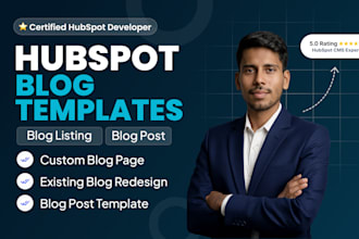 create responsive hubspot blog templates and custom blog pages
