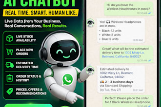 create whatsapp ai chatbot for your business