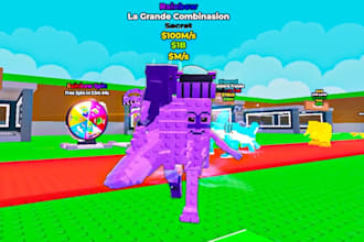 create roblox brainrot game, steal a brainrot, full roblox game development obby