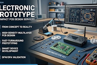 create electronic product prototypes and compact pcb solution