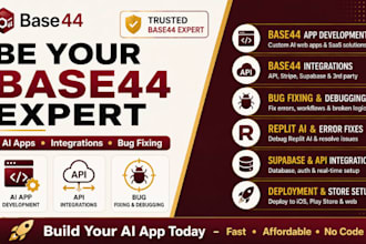 be your base44 expert for base44 integration base44 replit error replit ai base