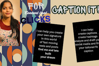 do creative caption writing