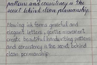 write authentic handwritten letters that look natural and elegant