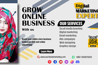 design  digital marketing banners for your online business