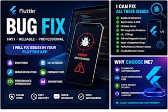 fix flutter bugs, errors and issues
