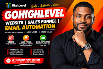 go highlevel website, gohighlevel sales funnel, ghl email automation gohighlevel