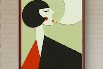 create elegant minimalist wall art
