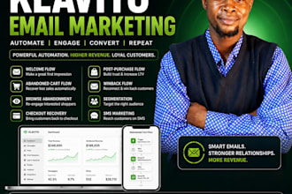 setup klaviyo email marketing shopify email flows automation email campaign