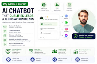build a custom ai chatbot to qualify leads and book appointments automatically