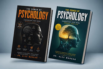 design a professional book cover for ebook and print