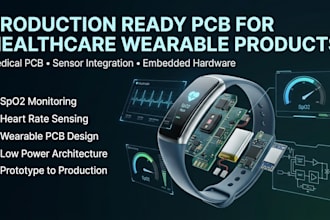 design production ready pcb for healthcare werable product