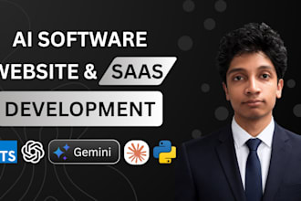 develop ai website, ai software, ai chatbot, ai saas