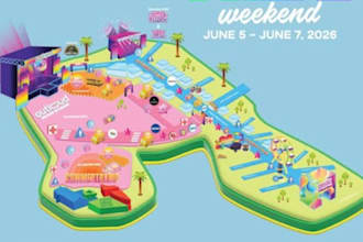 design a custom isometric festival map and event map illustration