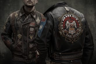 design high quality fivem biker kuttes and roleplay apparel