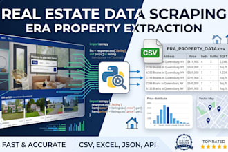 scrape the era real estate website data using python