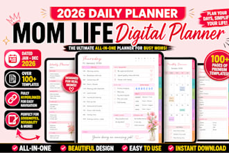 create a custom home management planner for busy moms