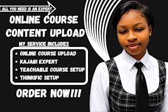 upload online course content on kajabi teachable thinkific systeme io moodle