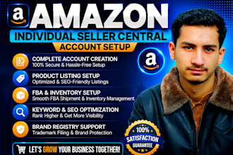 set up your amazon seller central account professionally