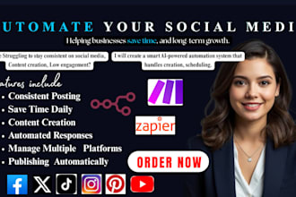 ai social media automation for content, posting and social media management