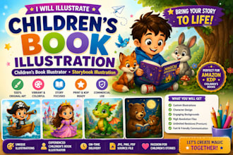 children book illustration, childrens book illustrator, storybook illustration