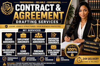 professionally draft contracts, agreements, ndas, and legal documents