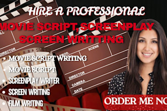 do screenwriting, movie script writing, tv series, feature film script