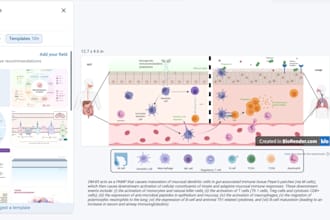 create professional medical and scientific illustrations using biorender