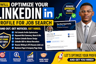 optimize your linkedin profile for job search and attract recruiter