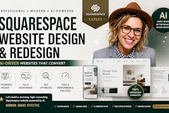 build squarespace website redesign squarespace website ai website design