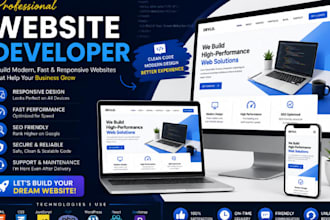 create a fast responsive and SEO friendly website using HTML CSS javascript