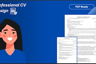 offer professional CV writting with a modern layout