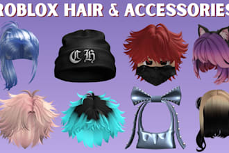 create roblox ugc accessories, hats, hair, face and avatar items