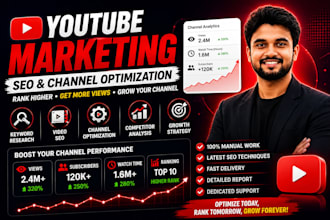 grow your youtube channel with SEO optimization