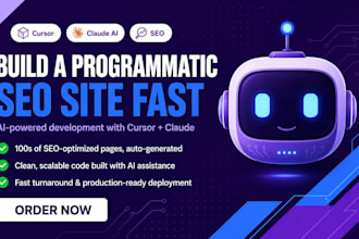 build a programmatic SEO site with cursor and claude ai