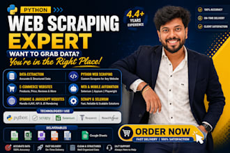do python web scraping and data extraction