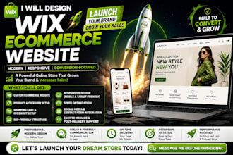 launch ecommerce website wix website design and redesign