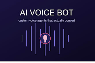 develop a custom ai voice agent for calls and support