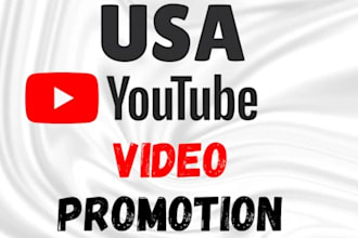 usa youtube shoutout promotion, USA channel promotion, to USA active audience