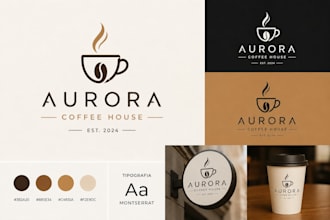creero un logo professionale e moderno per il tuo brand
