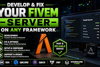 develop and fix your fivem server on any framework