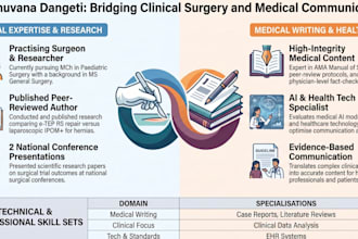 do medical research content writing and manuscript