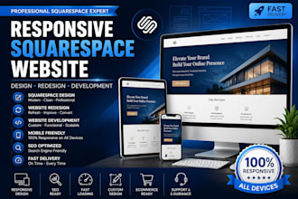 setup squarespace website, redesign squarespace website for coach, real estate