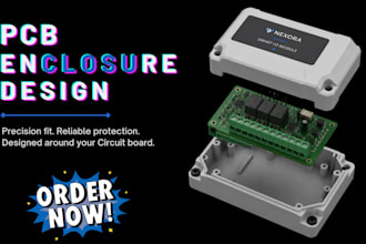 design pcb enclosure 3d product casing for 3d printing