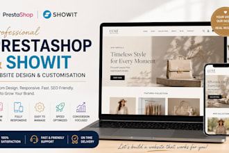 do prestashop website customisation showit website showit template showit design
