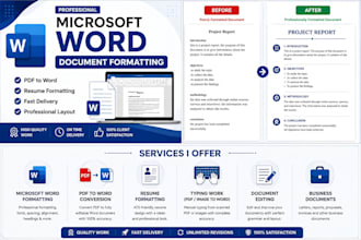 professionally format microsoft word documents